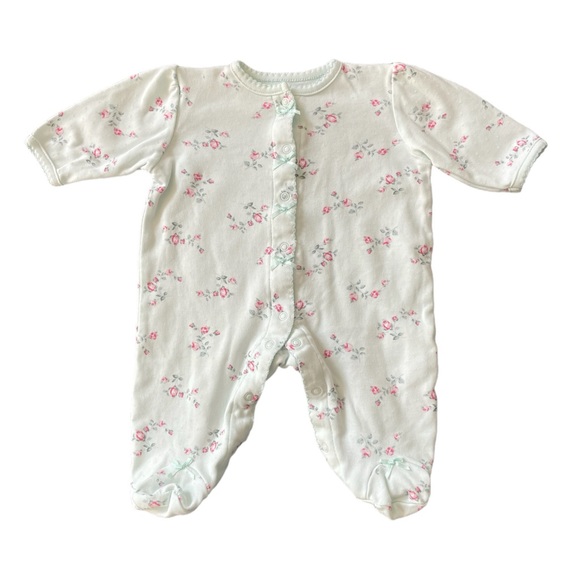 Little Me Other - #010D, Little Me long sleeve snapped footie